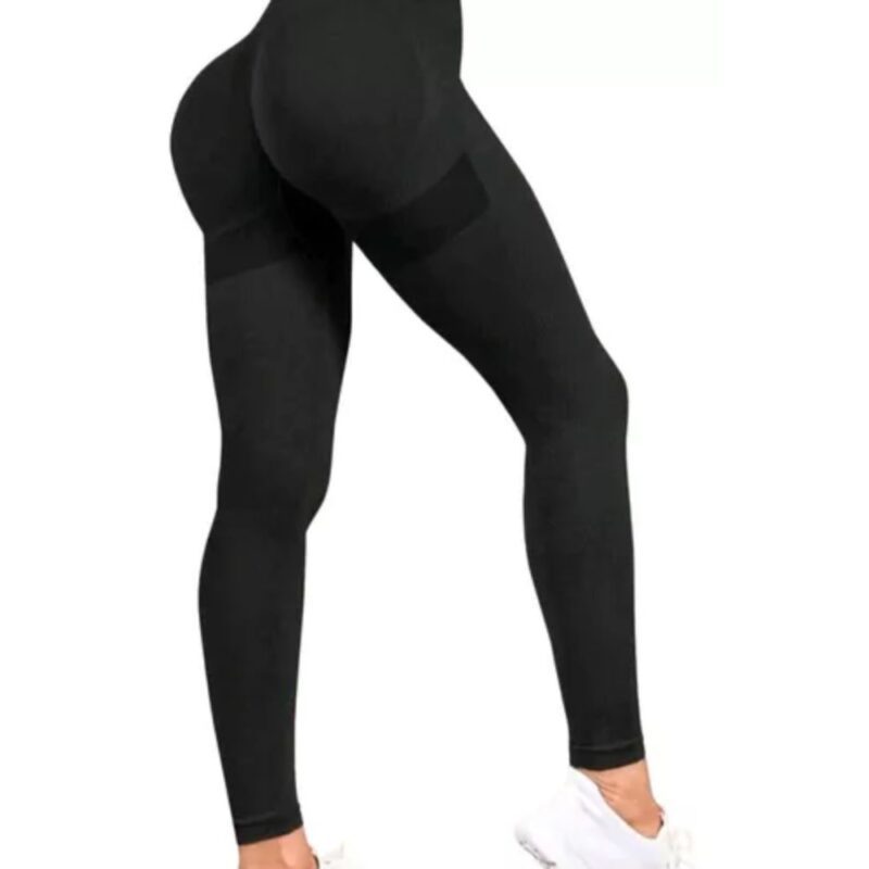 Lycra Leggins Deportivo Push Up – Negro - Image 2