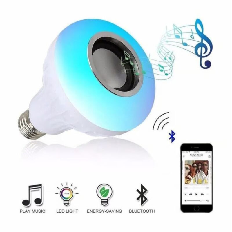 Bombillo parlante con bluetooth multicolores - Image 2