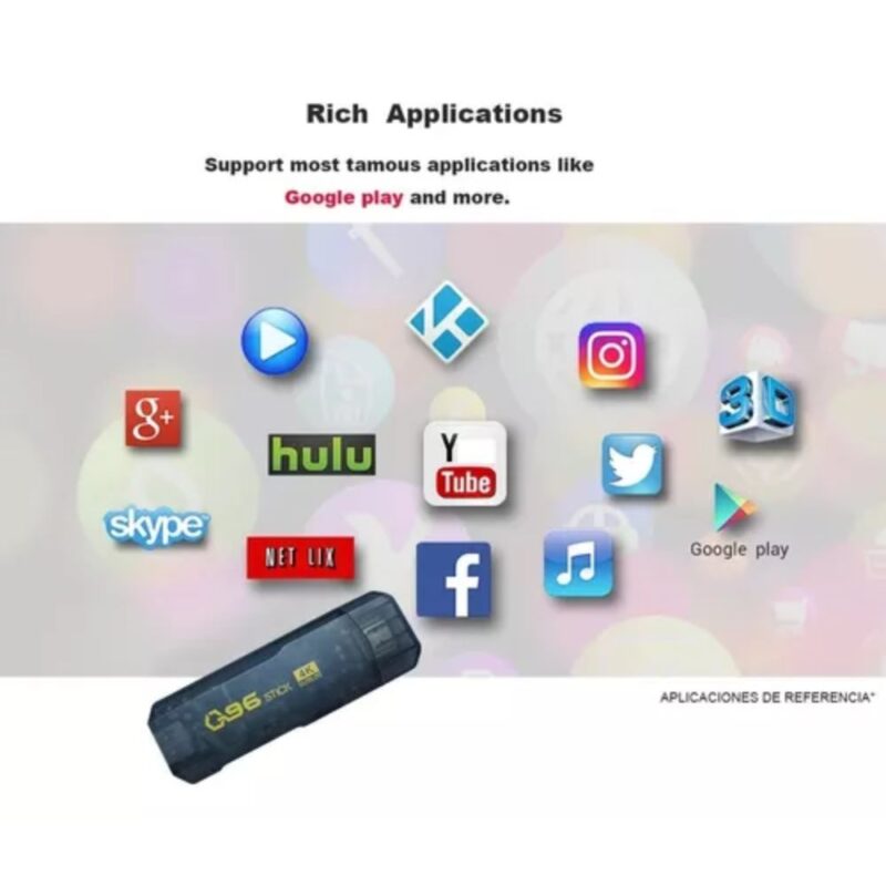 Tv Stick Convertidor Smart Tv 4k Dongle G96 Tv Box Wifi - Image 2