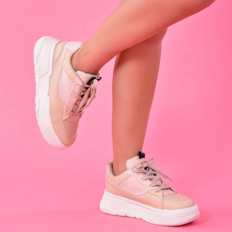 TENIS PARA MUJER - WOLF BEIGE - Image 4