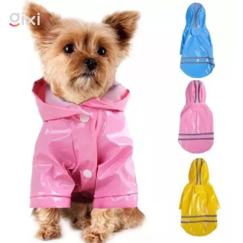 Capa De Lluvia Impermeable Para Mascotas