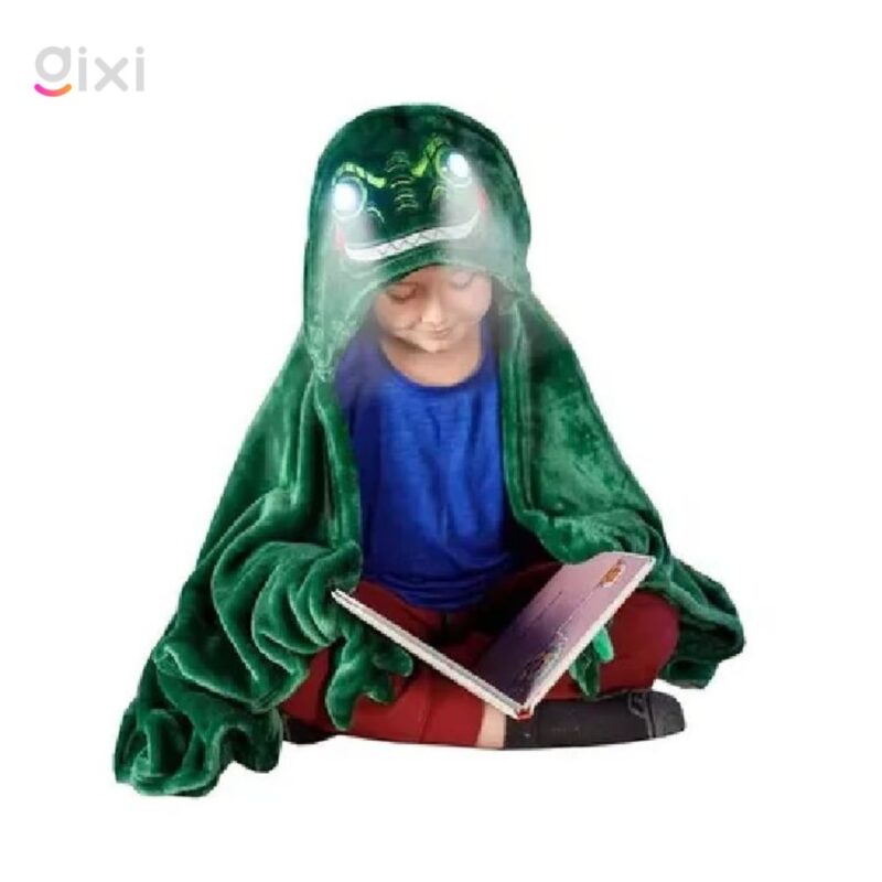 Manta capa infantil con luz