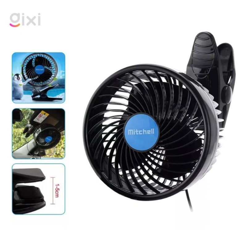 Ventilador Para Carro Portátil Ahorrador De Energía