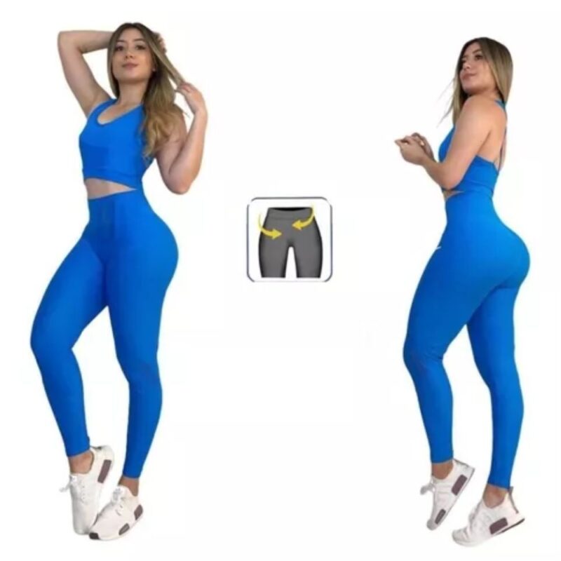 Conjunto Licra Leguis Leggins Pantalón + Top - Image 2