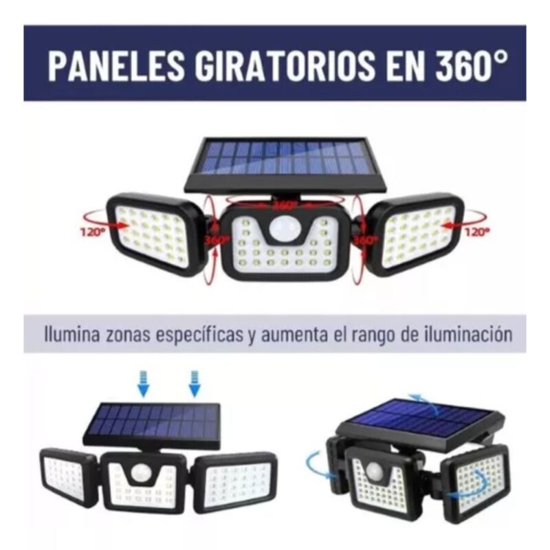 Foco Luz Lampara Solar Led - Image 3