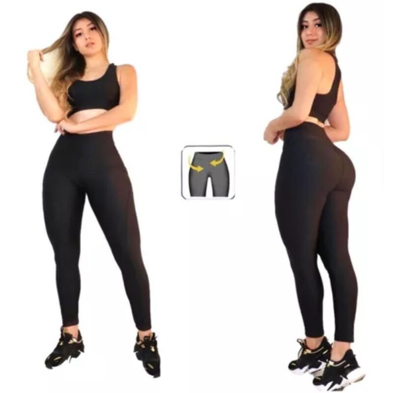 Conjunto Licra Leguis Leggins Pantalón + Top - Image 4