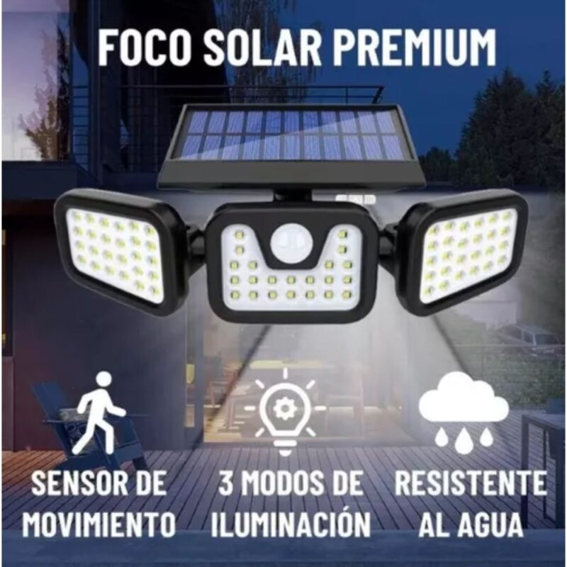 Foco Luz Lampara Solar Led - Image 4