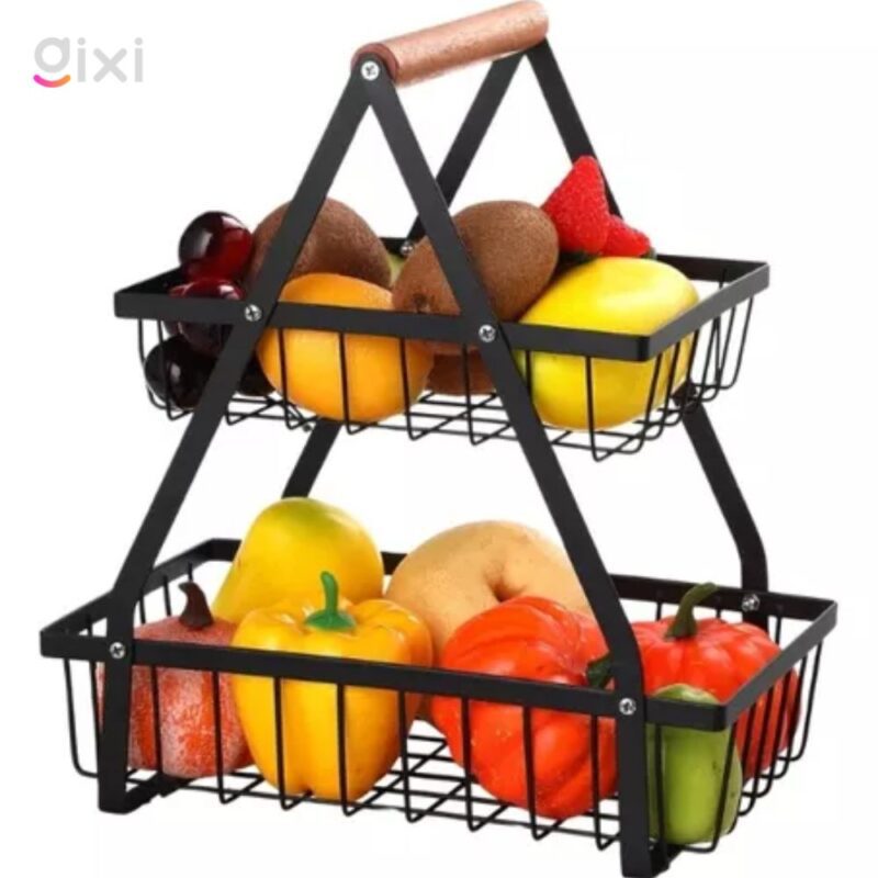 Organizador Cocina Acero Estante Frutas