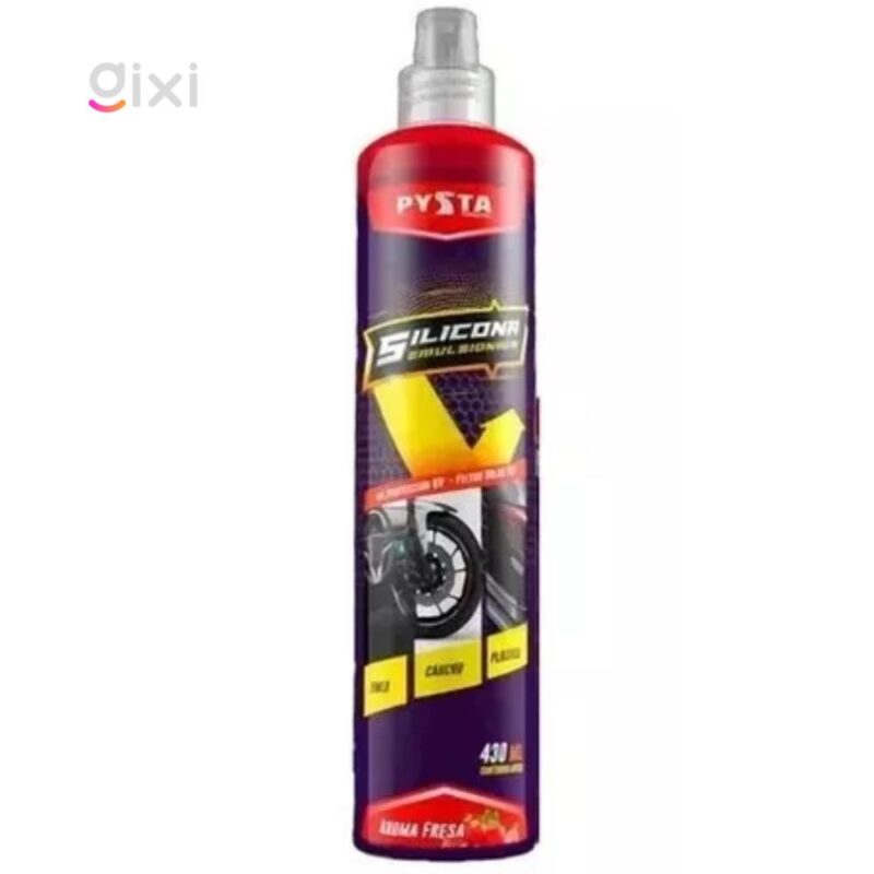 Silicona Para Moto Carro Aroma A Fresa Tarro 430ml (Caja X 12)