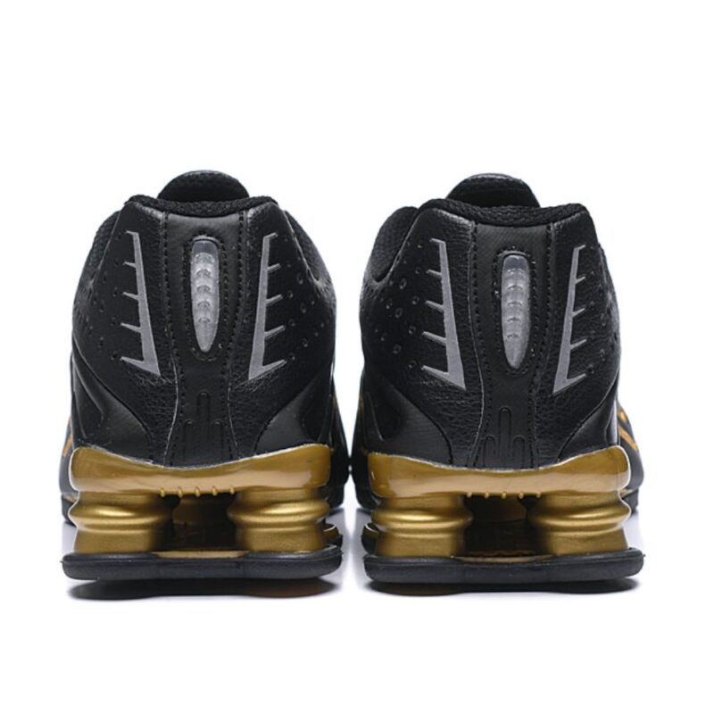 Nike Shox R4 Black and Gold - Image 3