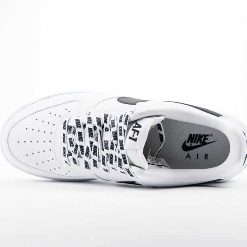 Nike Air Force 1 07 LV8 White Black - Image 4