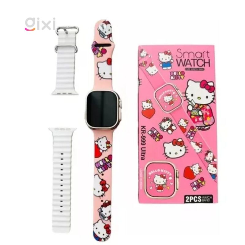 Reloj Smart Watch Kr-999 Ultra  hello kitty