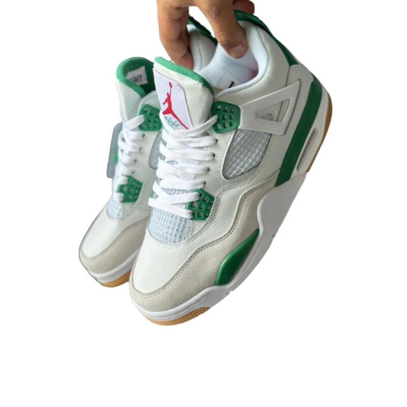 JORDAN RETRO 4 SB BLANCO VERDE - Image 2