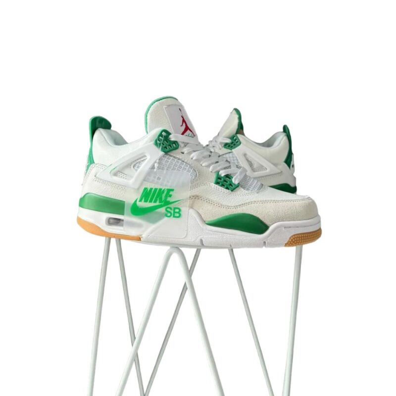 JORDAN RETRO 4 SB BLANCO VERDE - Image 4