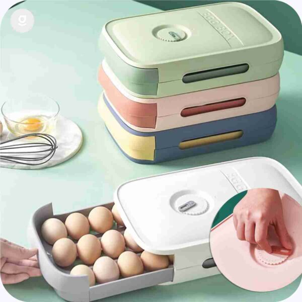 Contenedor para guardar huevos